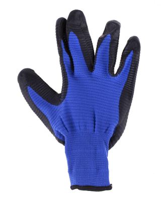Перчатка синяя полиэстеровая покрытая нитрилом "SG"